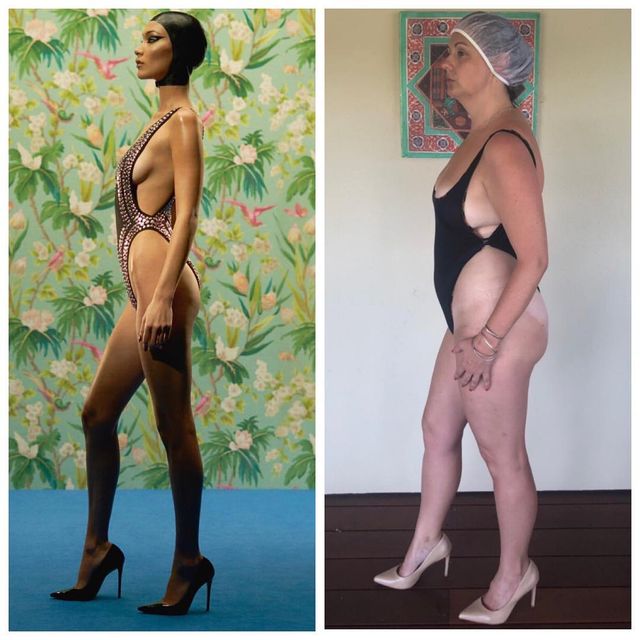 Очікування і реальність: блогерка повторила голе фото найкрасивішої жінки світу (18+) - фото 383002