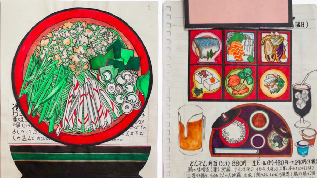 Японець намалював всі страви, які з'їв за останні 30 років: фото - фото 1