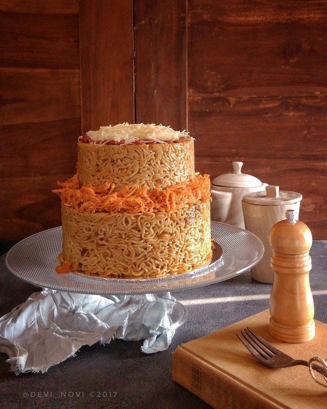 У Джакарті створюють не солодкі торти для справжніх чоловіків - фото 385614