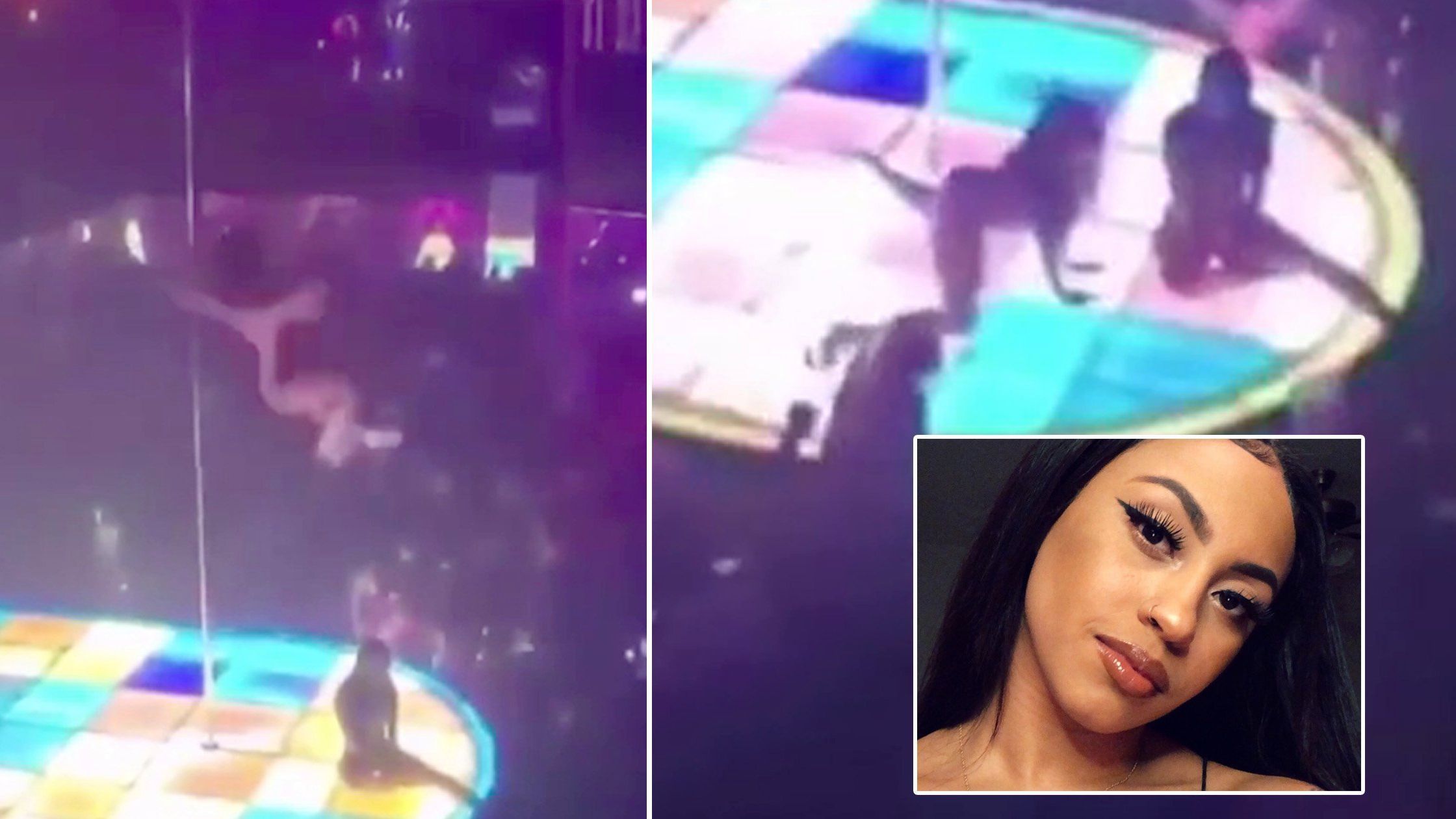 Стриптизерка впала з 6-метрового пілона, але продовжила шоу: відео 18+