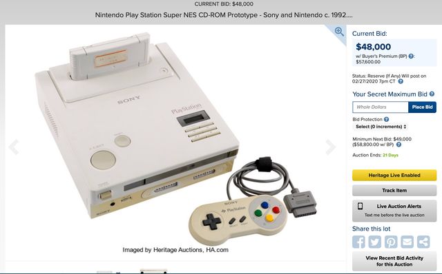На аукціоні продають рідкісну приставку Nintendo Play Station за ціною Skoda Superb - фото 385929