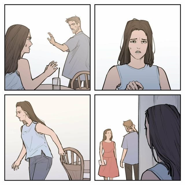 Не винний: мем про 'невірного' хлопця отримав логічне продовження - фото 386810