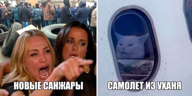 Протести у Нових Санжарах: у мережі з'явилися фотожаби і меми - фото 387322