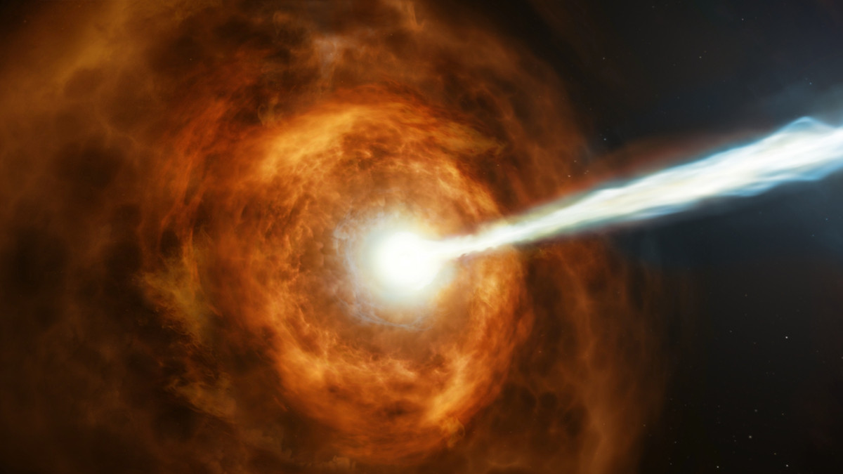 Астрономи зафіксували найпотужніший спалах у Всесвіті: фотофакт - фото 1