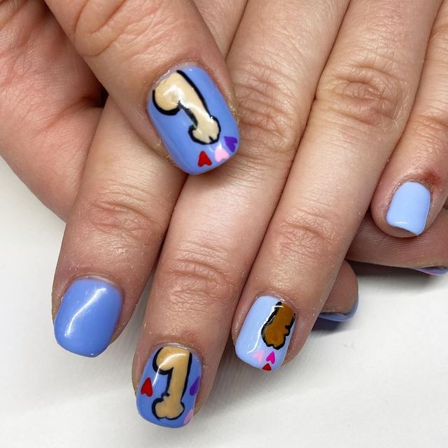 Пікантний тренд: у мережі набирає популярності манікюр із зображенням пенісів (18+) - фото 389289