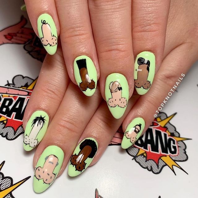 Пікантний тренд: у мережі набирає популярності манікюр із зображенням пенісів (18+) - фото 389293