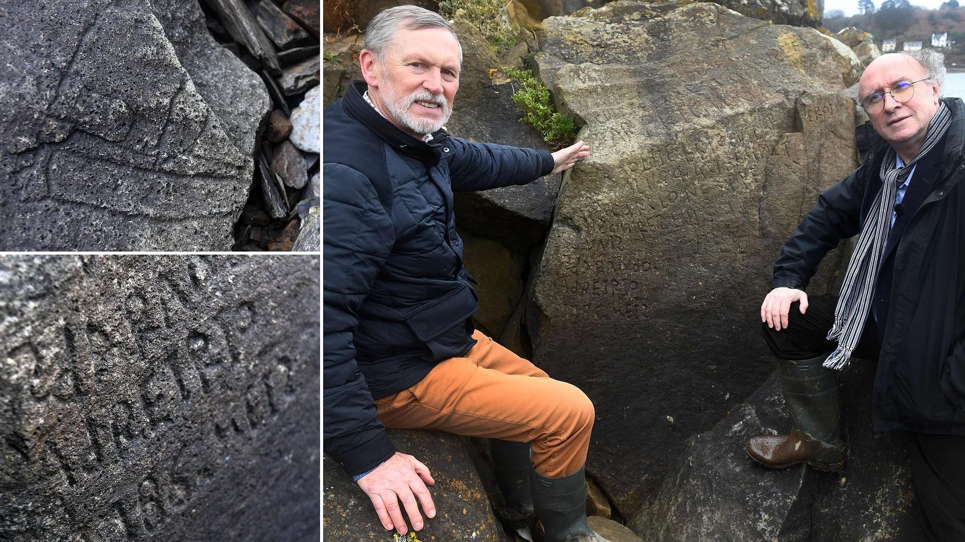 У Франції розшифрували таємничий напис на скелі