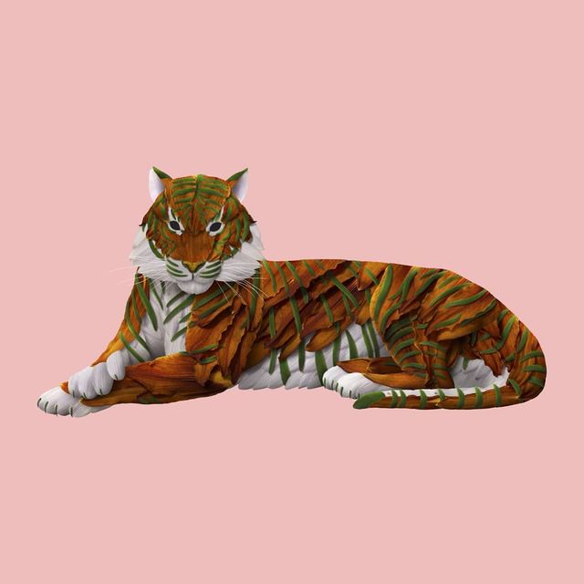 Художник створює неймовірні портрети тварин з квіткових композицій: вражаючі фото - фото 390989