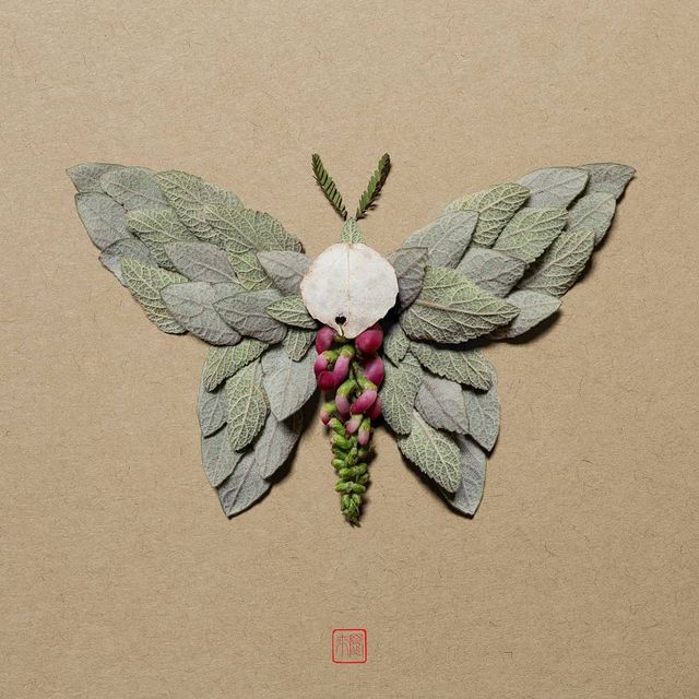 Художник створює неймовірні портрети тварин з квіткових композицій: вражаючі фото - фото 390994