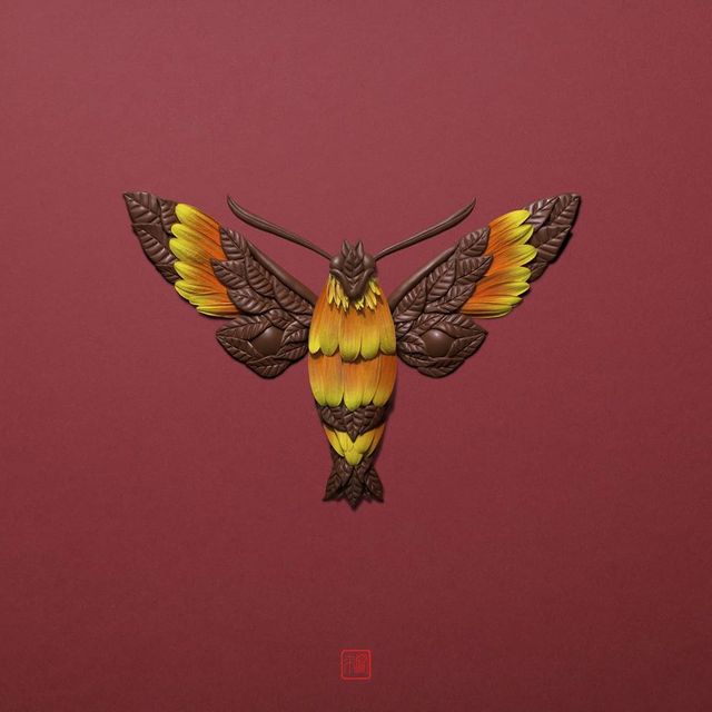 Художник створює неймовірні портрети тварин з квіткових композицій: вражаючі фото - фото 390997