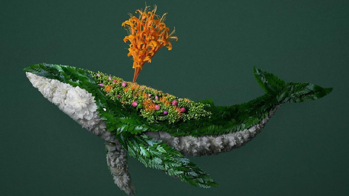 Художник створює неймовірні портрети тварин з квіткових композицій: вражаючі фото - фото 1