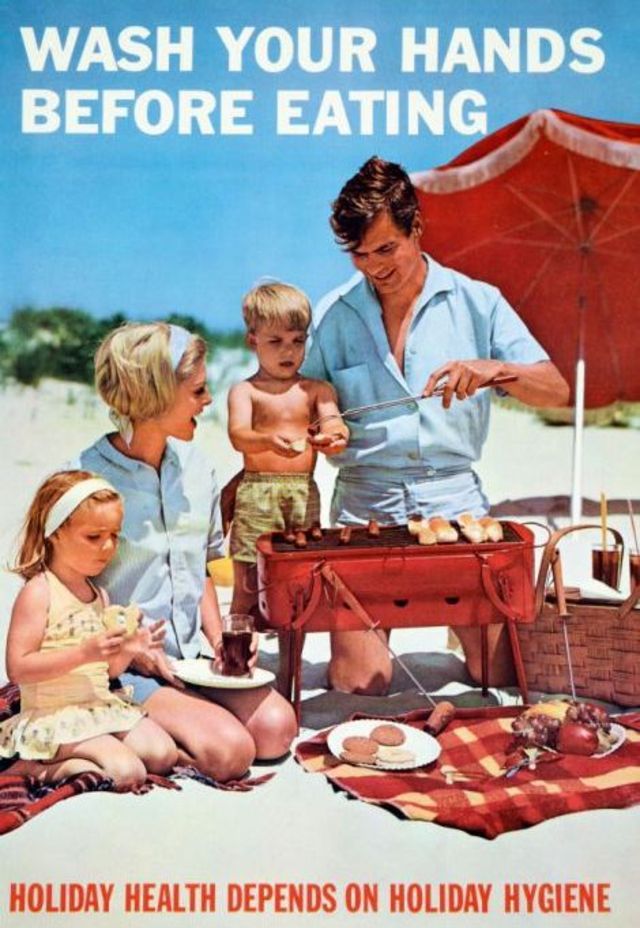 Як виглядали агітаційні плакати про миття рук на початку 20 століття - фото 392583