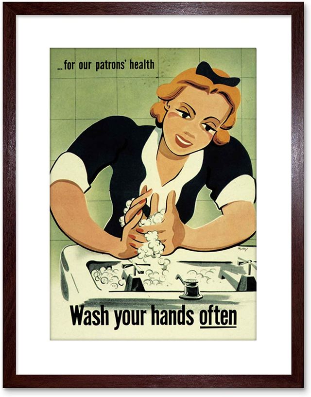 Як виглядали агітаційні плакати про миття рук на початку 20 століття - фото 392585
