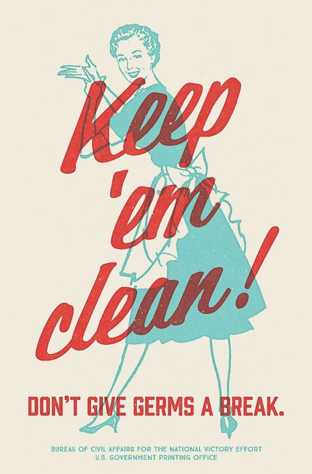 Як виглядали агітаційні плакати про миття рук на початку 20 століття - фото 392589