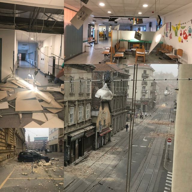 Наслідки землетрусу у столиці Хорватії: моторошні фото - фото 393510