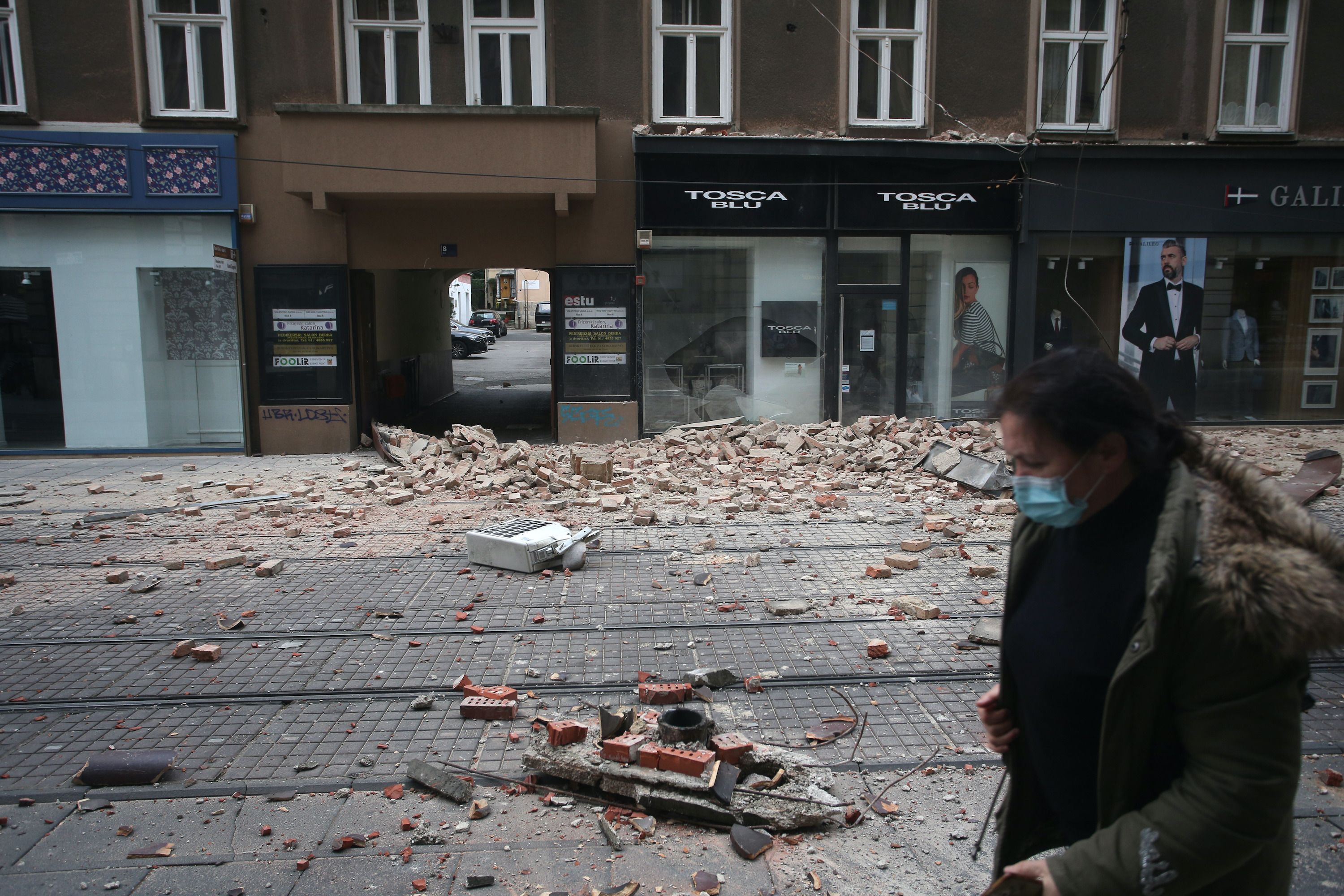 Наслідки землетрусу у столиці Хорватії: моторошні фото
