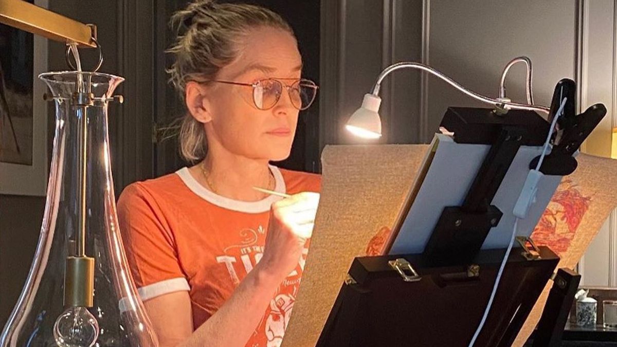 Шерон Стоун показала домашнє фото під час карантину