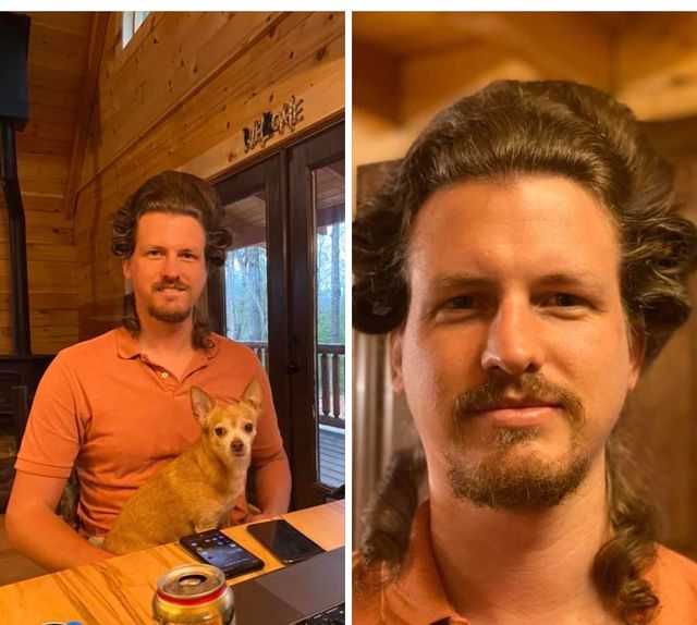 Перукарка на карантині робить зачіски своєму хлопцю: епічні фото - фото 394320