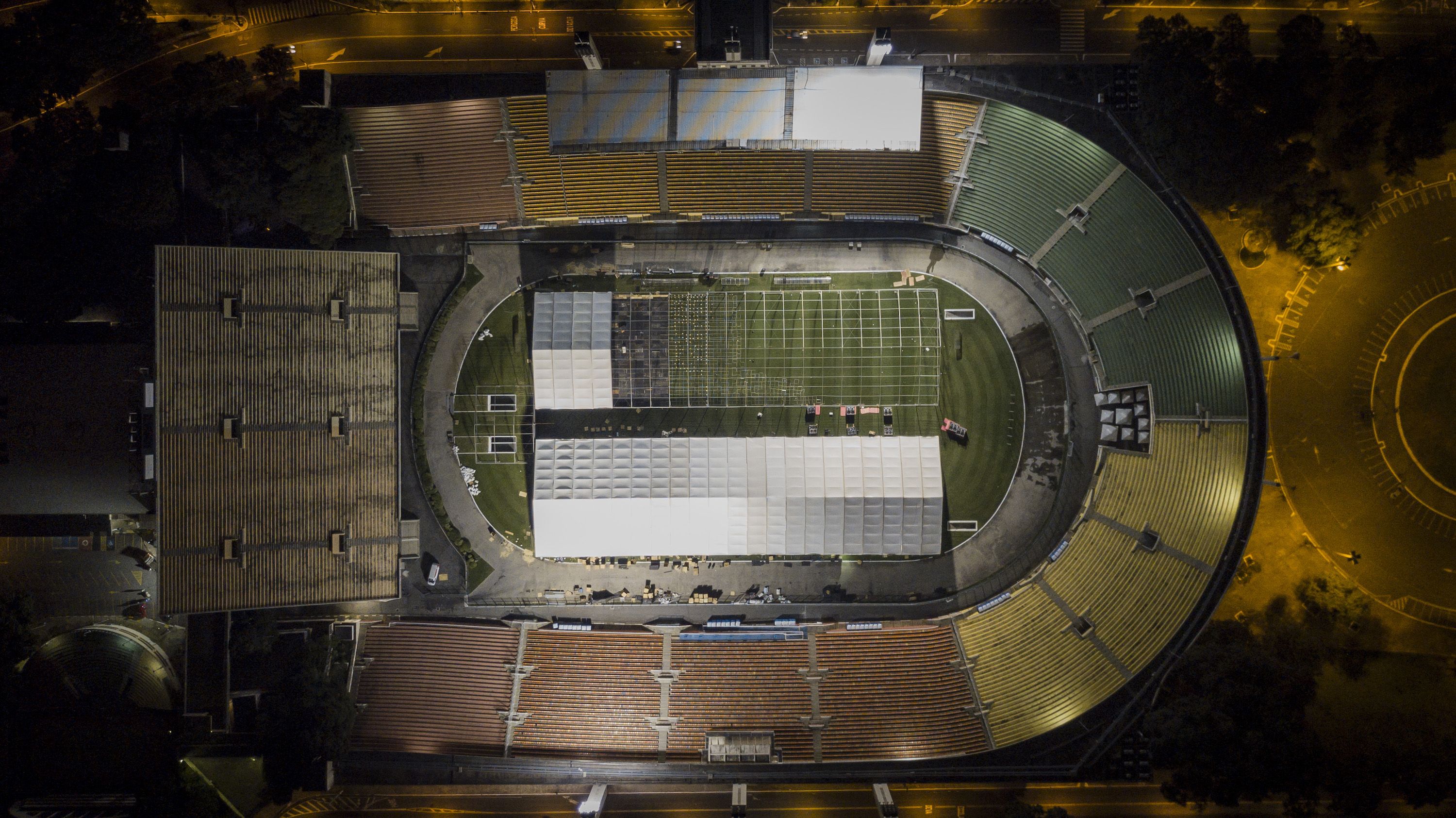 Стадіони в Бразилії перетворюють на польові госпіталі: фотофакт