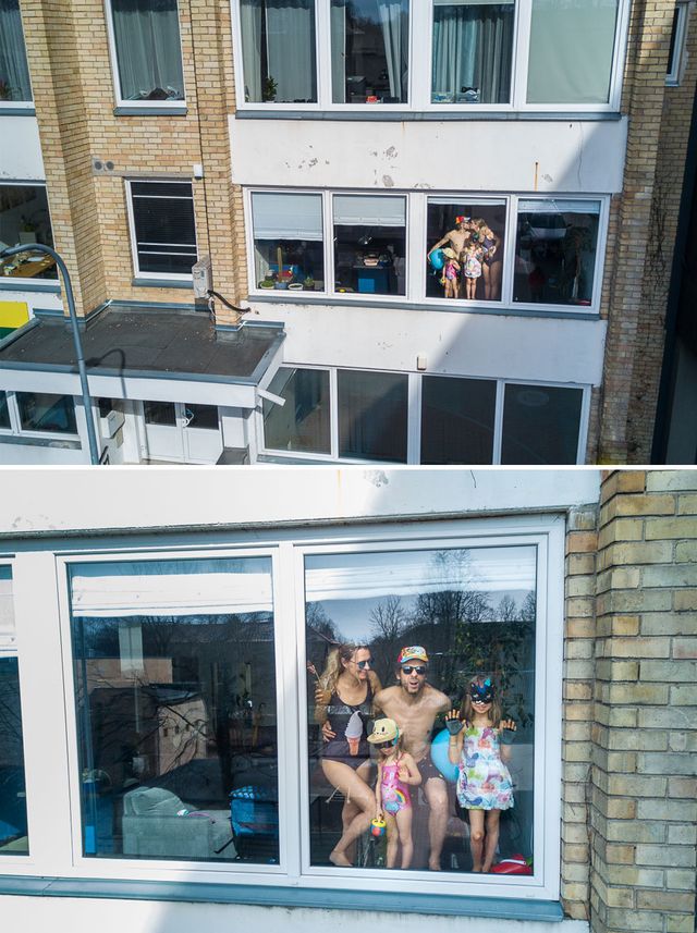 Литовський фотограф показав, як люди переживають карантин: знімки з дрона - фото 394861