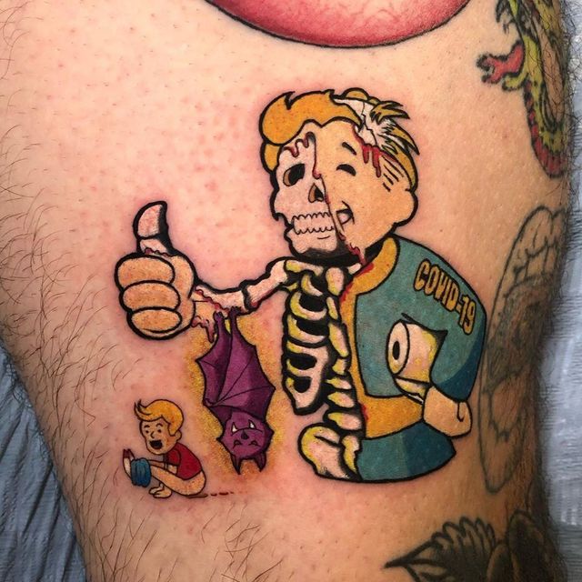 Коронавірусу почали масово 'присвячувати' татуювання: новий тренд - фото 395425