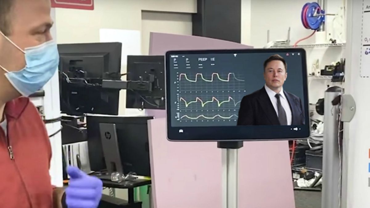У Tesla показали апарат ШВЛ, створений з деталей для електромобіля: відео