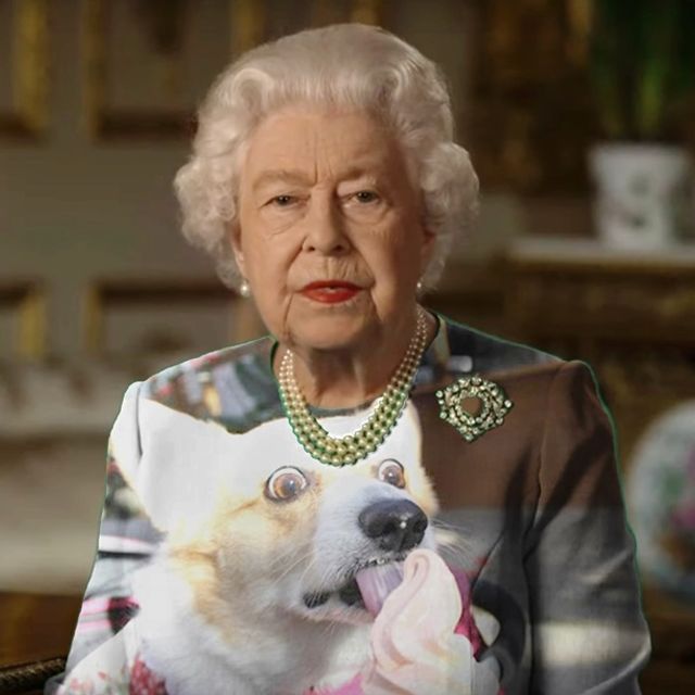 Єлизавету II перетворили на новий мем - фото 396696