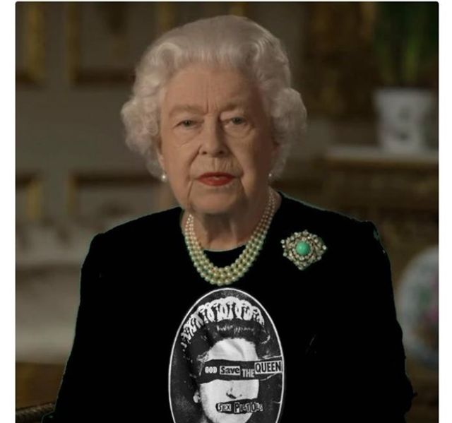 Єлизавету II перетворили на новий мем - фото 396697