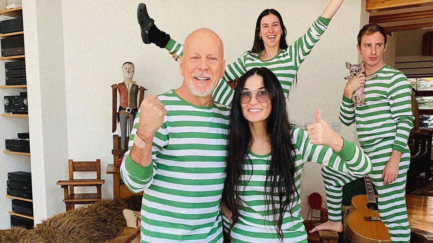 Брюс Віліс з родиною - фото 1