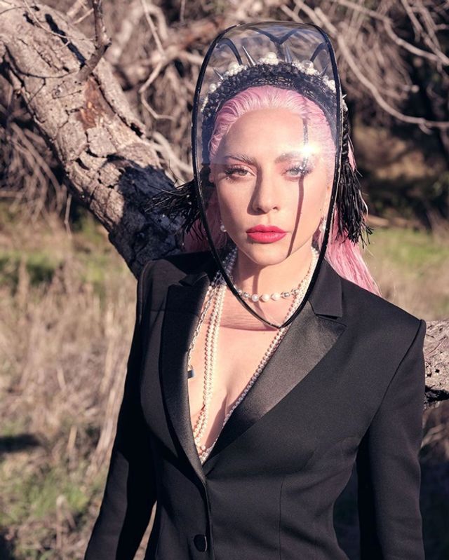 Леді Гага знялася в піджаку на голе тіло: гарячі фото - фото 397131