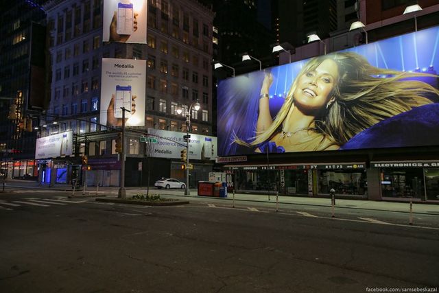 Як виглядає нічний Нью-Йорк на карантині - фото 397404