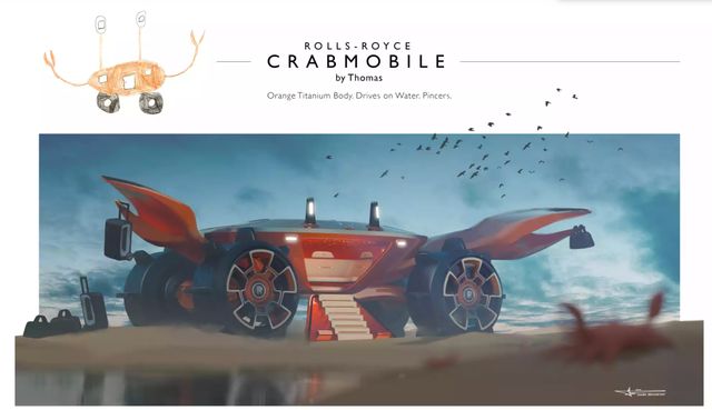 Rolls-Royce попросив дітей придумати автомобіль мрії - фото 397499