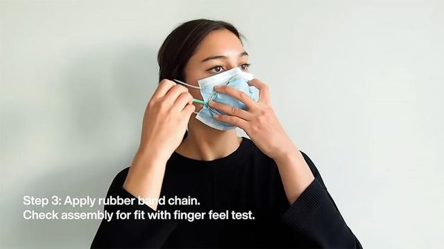 Як перетворити медичну маску на респіратор: проста відеоінструкція - фото 397579