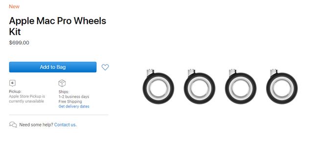 Apple представила коліщатка для комп'ютера, які дорожче, ніж iPhone 11 - фото 399238