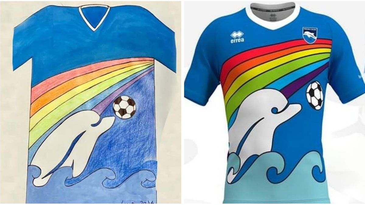 Італійський футбольний клуб створив форму по малюнку шестирічного вболівальника