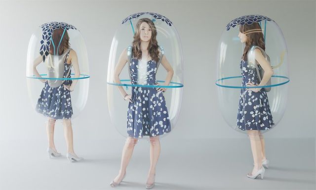 Стильно і безпечно: як виглядає надувна булька Bubble Shield проти COVID-19 - фото 399752