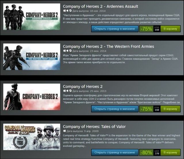 Популярну Company of Heroes можна придбати в Steam за копійки - фото 399804