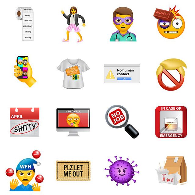 Туалетний папір і віддалена робота: представлено емодзі про карантин - фото 399898