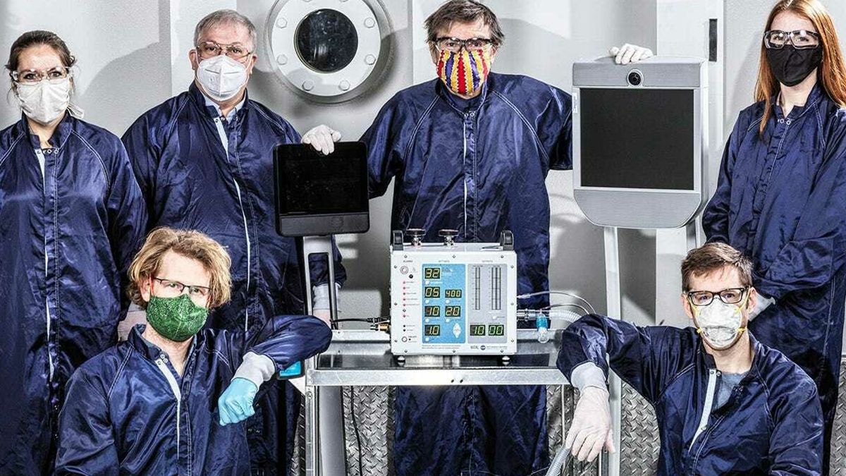 Інженери NASA розробили робочий апарат ШВЛ за 37 днів: фото