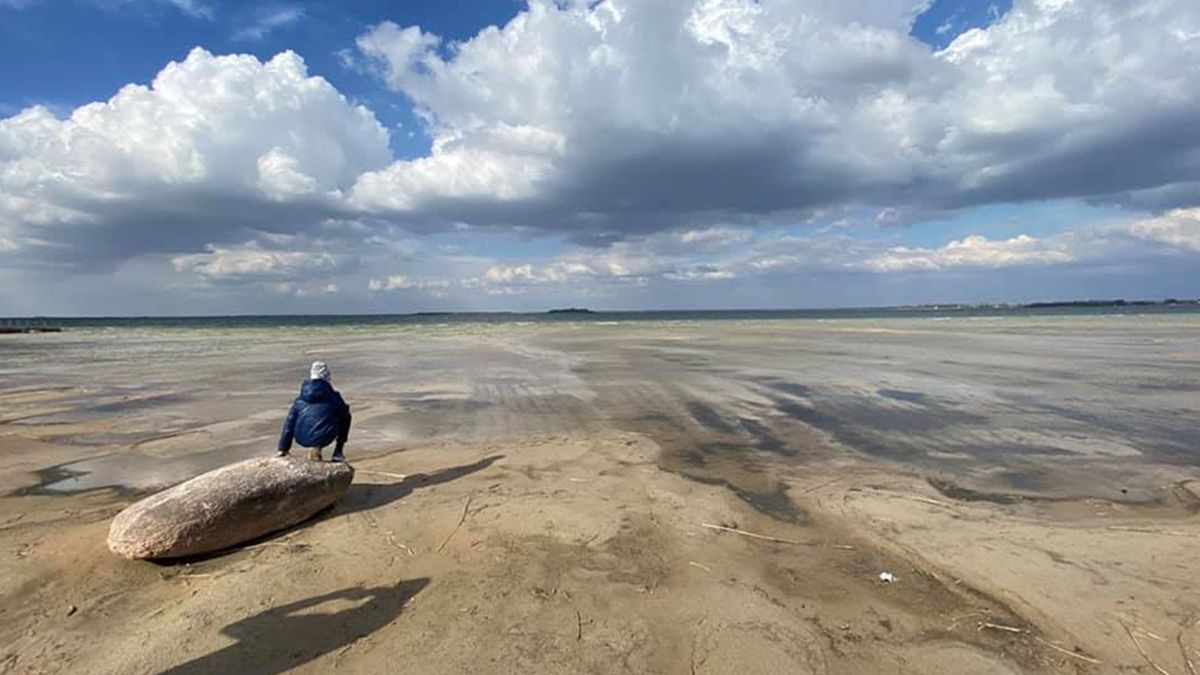 Озеро Світязь критично обміліло і стало схожим на пустелю: фото