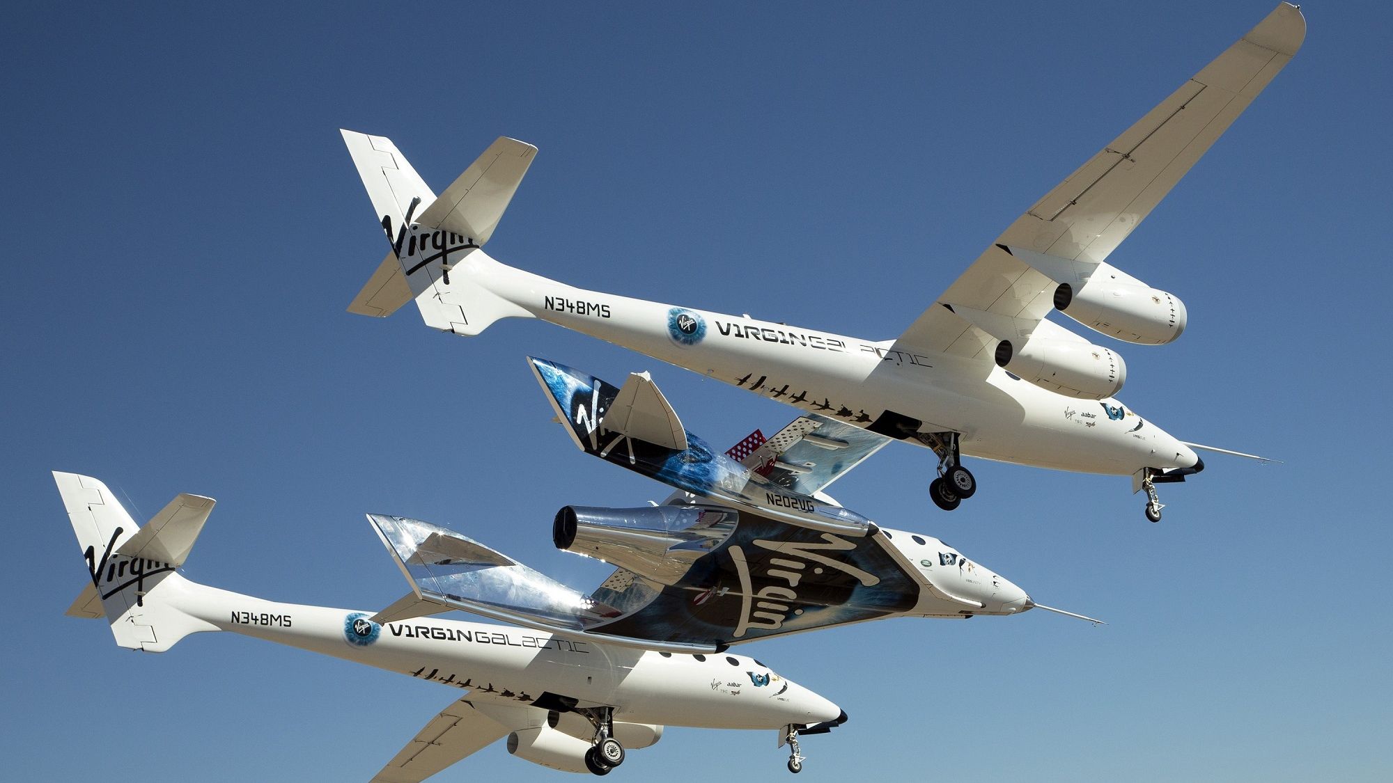 Відео польоту ракетоплана Unity, на якому здійснюватимуть космічні екскурсії