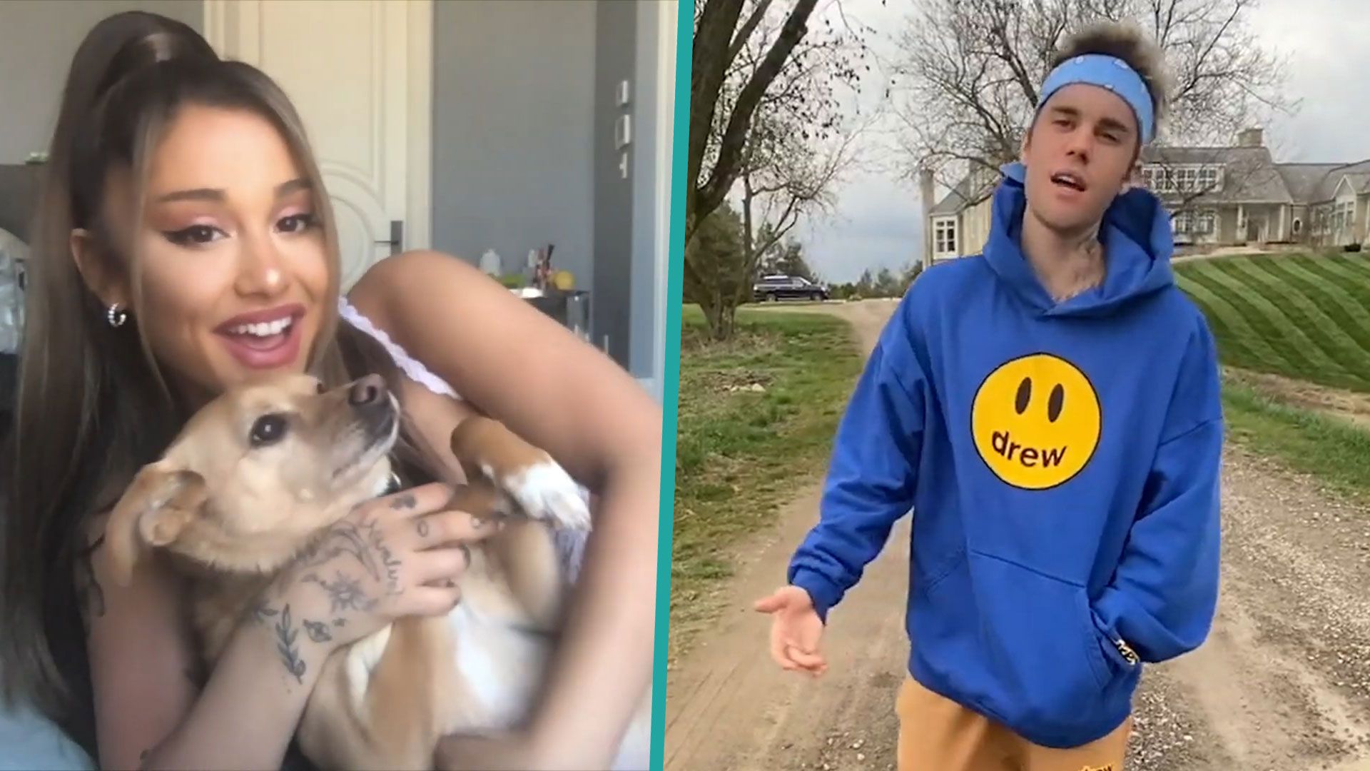 Танці на карантині: Джастін Бібер і Аріана Гранде випустили кліп Stuck with U