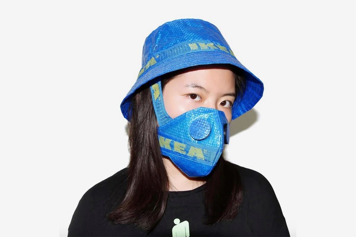 Торбинка з IKEA легко перетворюється на маску - фото 1