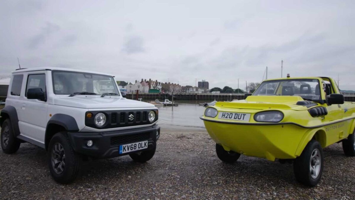 Компактний Suzuki Jimny перетворили на автомобіль-амфібію