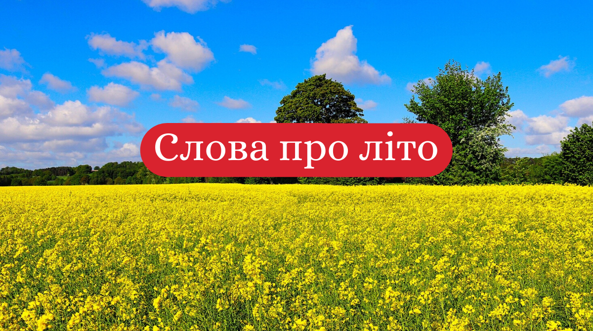 Літні слова - фото 1