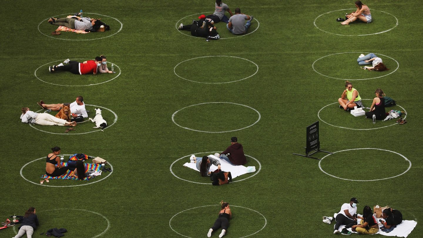 Рятувальний круг: у парку Нью-Йорку придумали, як дотримуватися соціальної дистанції