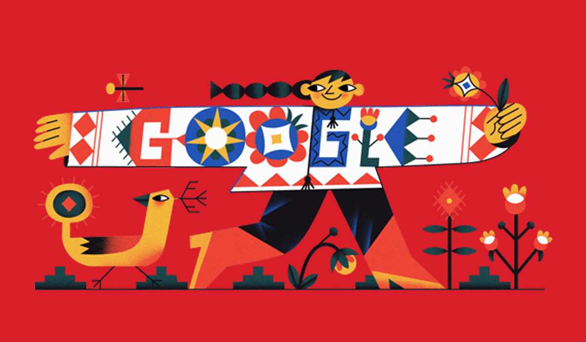 Дудл Гугла до Дня вишиванки 2020 - фото 1