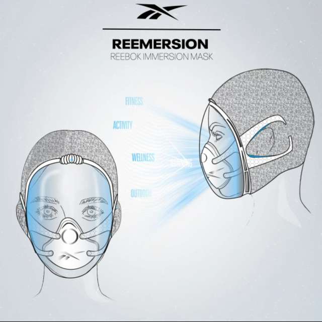 Для безпечних тренувань: Reebok показала маски для спорту - фото 405737
