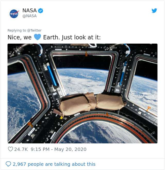 Twitter і NASA фліртують у мережі: вони вже домовились про перше побачення - фото 406194