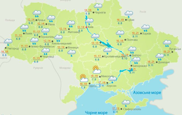 Погода в Україні 2 червня: у яких областях пройдуть дощі - фото 407444